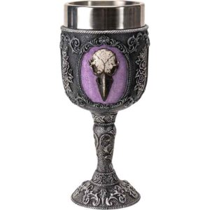 Raven Skull Goblet