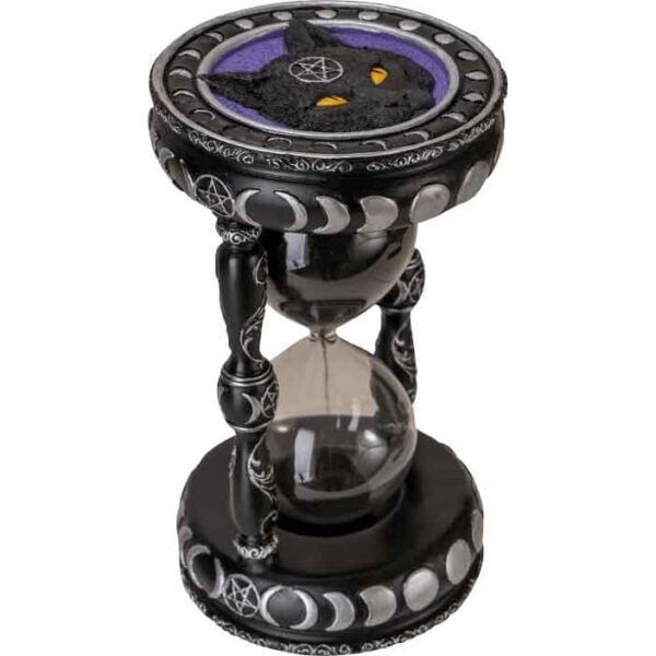 Mystic Black Cat Sandtimer