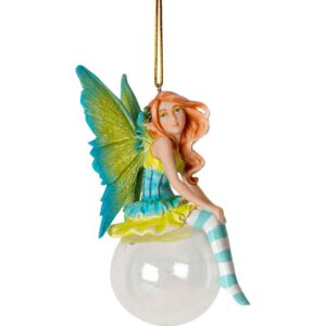 Clover Bubble Rider Fairy Ornament
