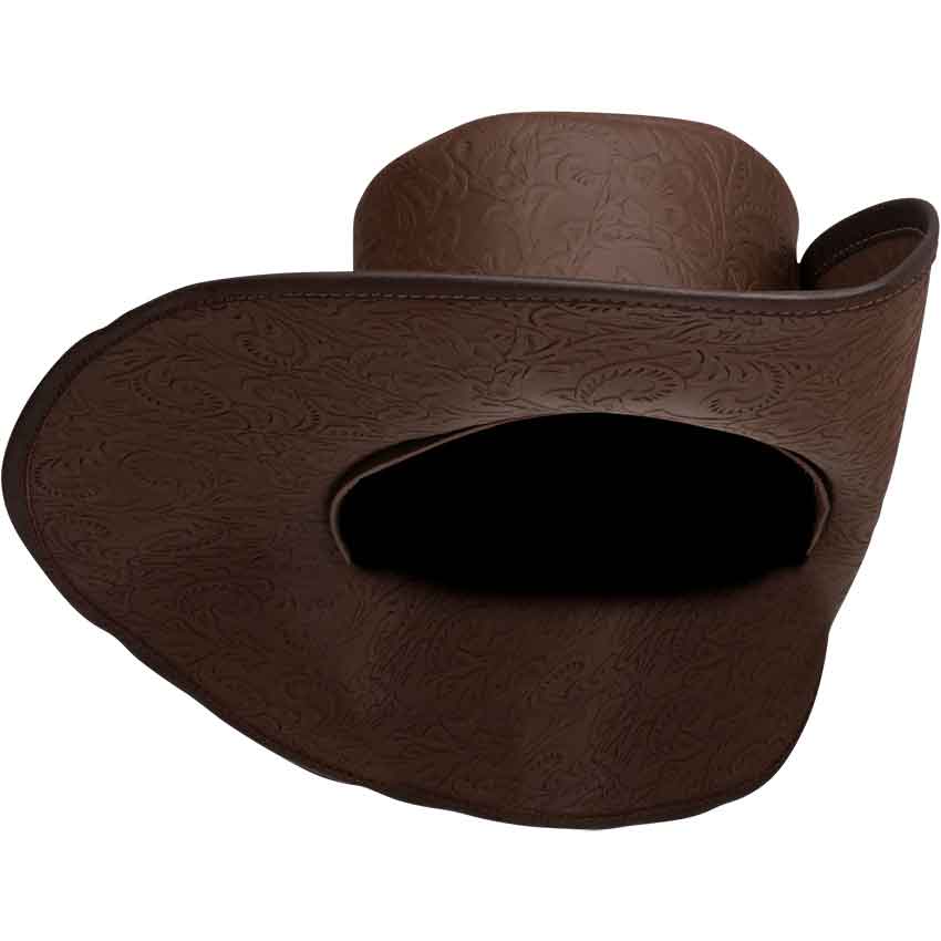 Flandes Embossed Leather Hat Flandes Embossed Leather Hat