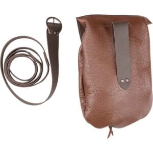 Guerrero Leather Pouch with Shoulder Strap