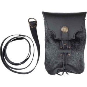 Guerrero Leather Pouch with Shoulder Strap