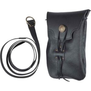 Guerrero Leather Pouch with Shoulder Strap