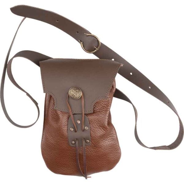 Guerrero Leather Pouch with Shoulder Strap