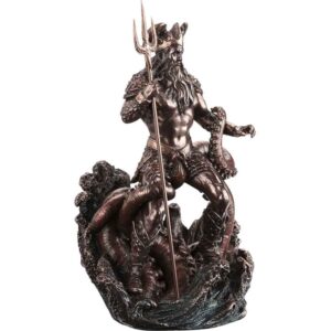 Bronze Titan Oceanus Statue
