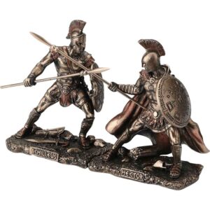 Hector Fighting Achilles Statues