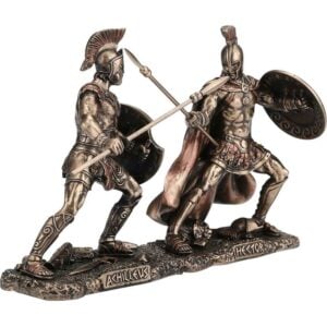 Hector Fighting Achilles Statues