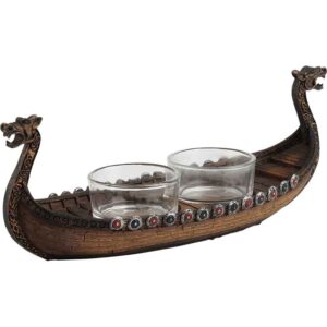 Viking Longship Tealight Holder