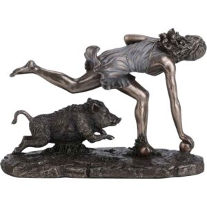 Bronze Atalanta of Arcadia Statue