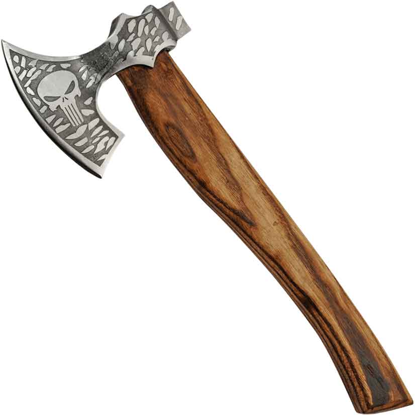 Skull Viking Broad Axe