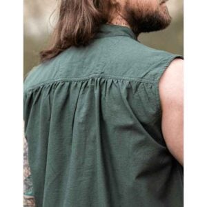 Louis Sleeveless Medieval Shirt - Green