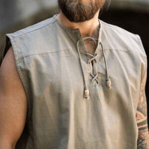Jean Sleeveless Medieval Shirt - Hemp
