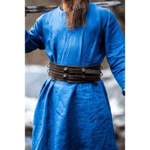 Halvar Linen Viking Tunic - Blue