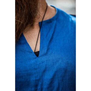 Halvar Linen Viking Tunic - Blue