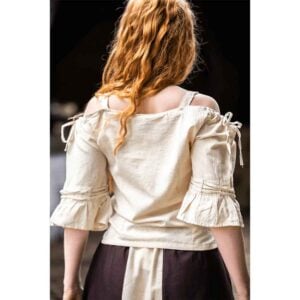 Prina Medieval Blouse - Natural
