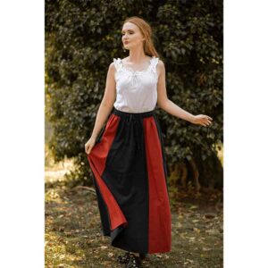 Adele Sleeveless Medieval Summer Blouse - White