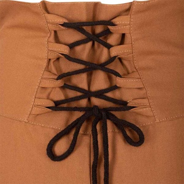 Hannah Buttoned Canvas Skirt