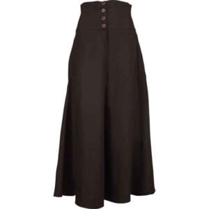 Hannah Buttoned Canvas Skirt