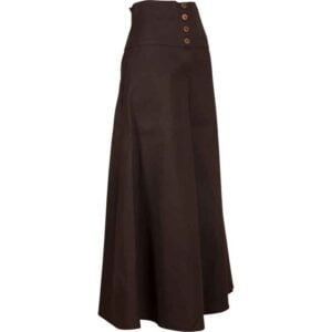Hannah Buttoned Canvas Skirt