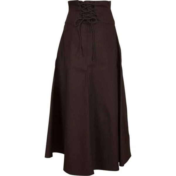 Hannah Buttoned Canvas Skirt