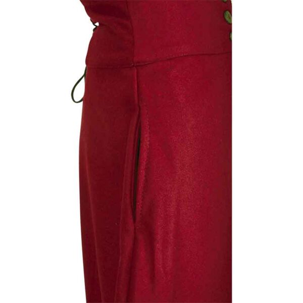 Hannah Buttoned Wool Skirt