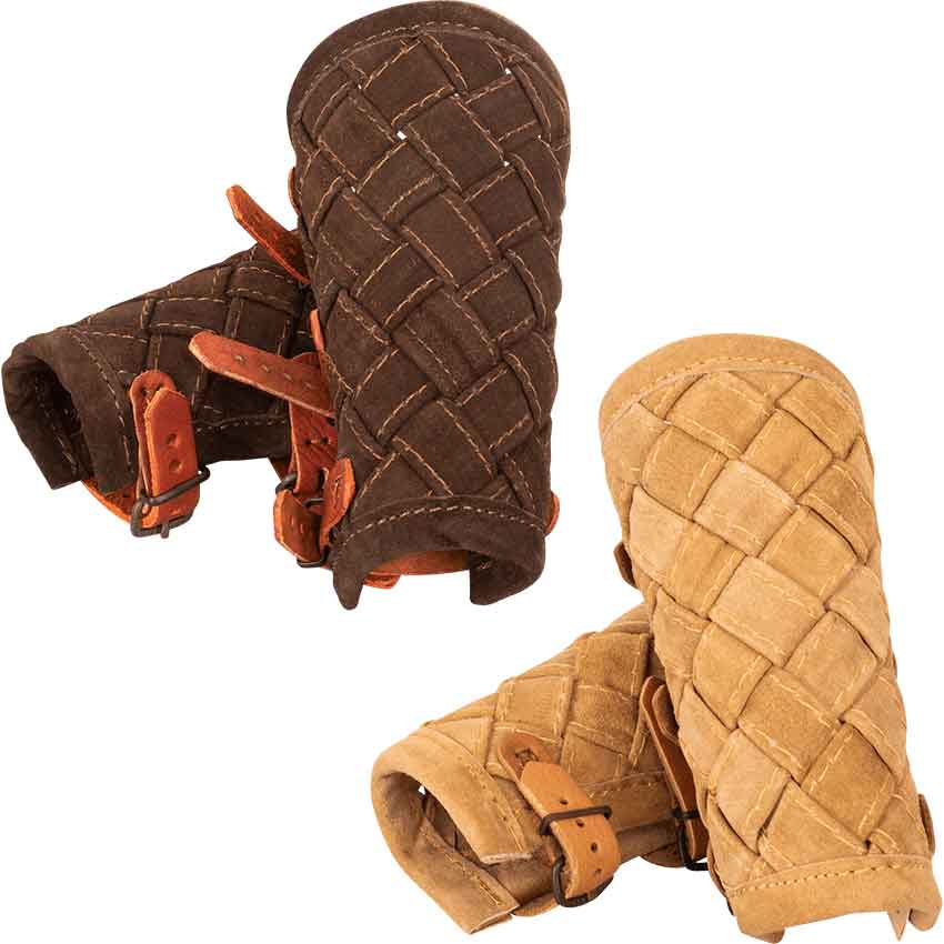 Sigurd Suede Bracers