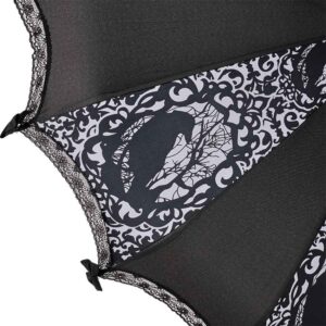 Black and White Raven Umbrella
