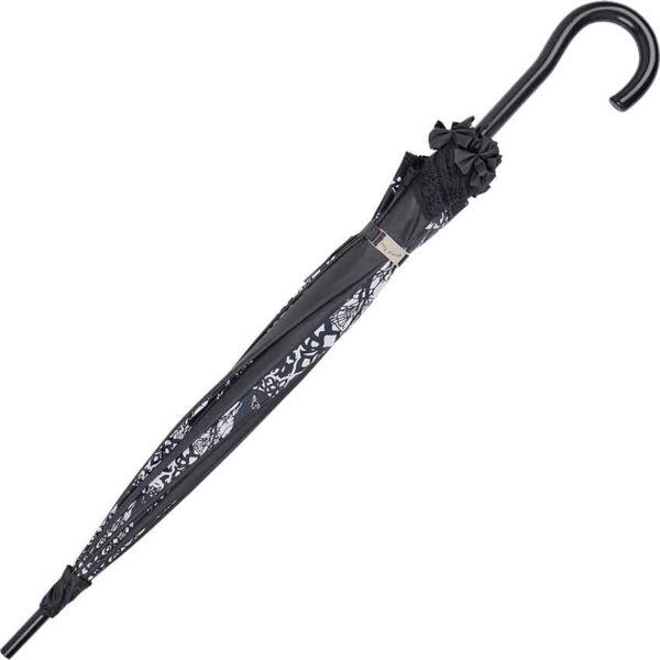 Black and White Raven Umbrella