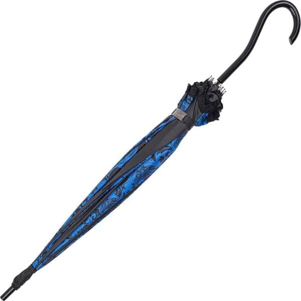 Black and Blue Dragon Umbrella