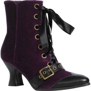 Charmed Velvet Witch Booties
