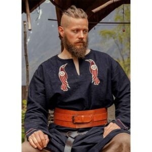 Ingrid Wide Viking Belt - Cognac Brown