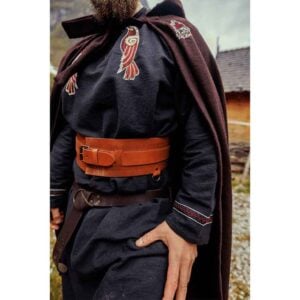 Ingrid Wide Viking Belt - Cognac Brown