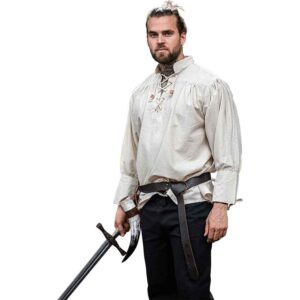 Claude Men's Pirate Shirt - Natural
