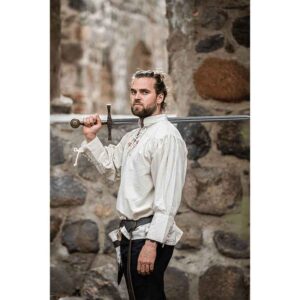 Claude Men's Pirate Shirt - Natural