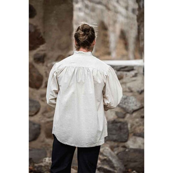 Claude Men's Pirate Shirt - Natural