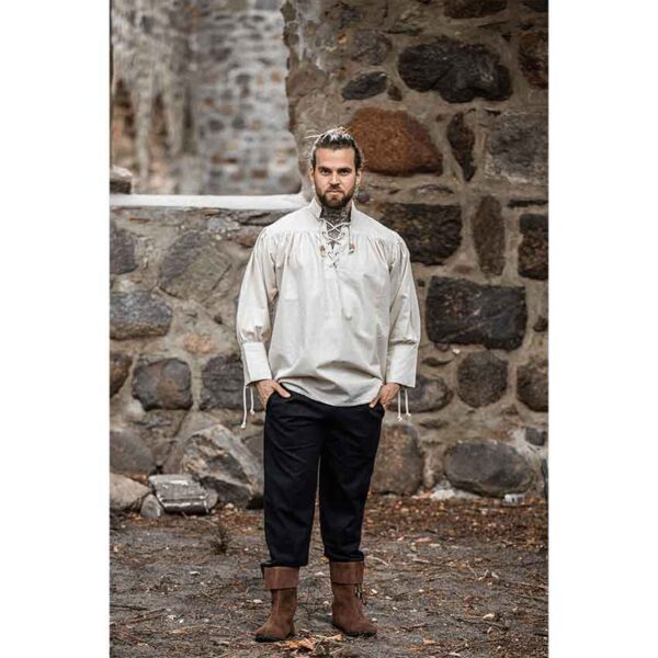 Claude Men's Pirate Shirt - Natural