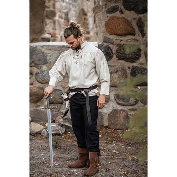 Claude Men's Pirate Shirt - Natural