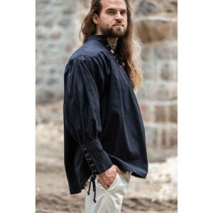 Claude Men's Pirate Shirt - Black