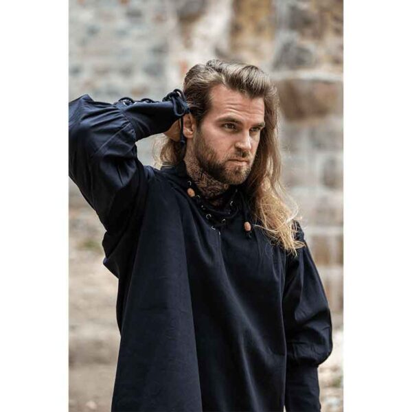 Claude Men's Pirate Shirt - Black