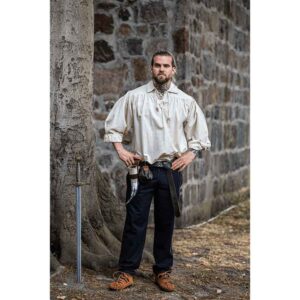 Artur Men's Pirate Shirt - Natural