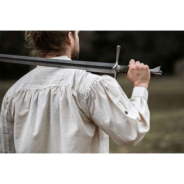 Bruno Men's Medieval Shirt - Natural