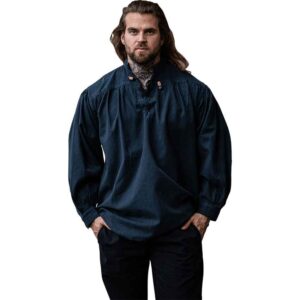 Georg Mens Medieval Shirt - Blue