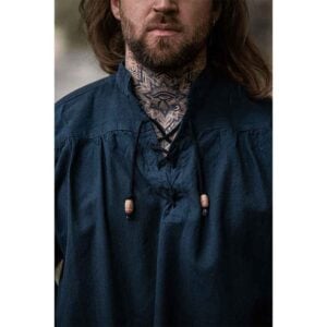 Georg Mens Medieval Shirt - Blue