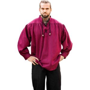 Georg Mens Medieval Shirt - Red
