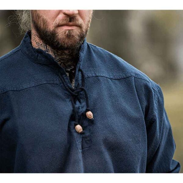 Ansbert Medieval Shirt - Blue