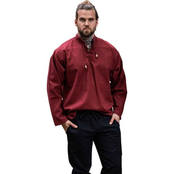 Ansbert Medieval Shirt - Red