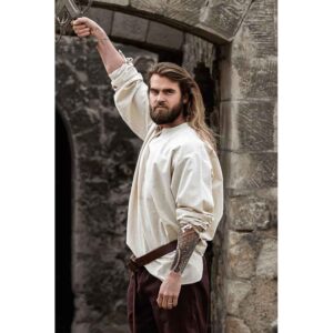 Bartholomeus Medieval Shirt - Natural