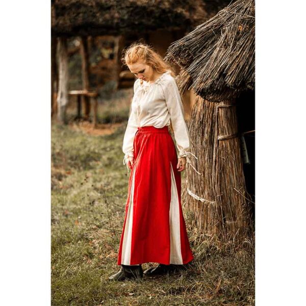 Edith Medieval Blouse – Natural