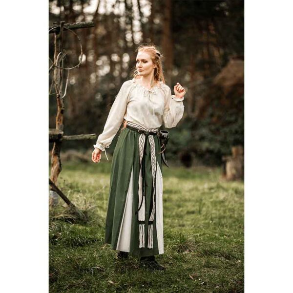 Edith Medieval Blouse – Natural