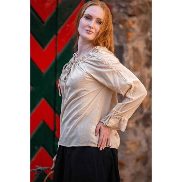 Bettina Medieval Shirt - Hemp - Image 5